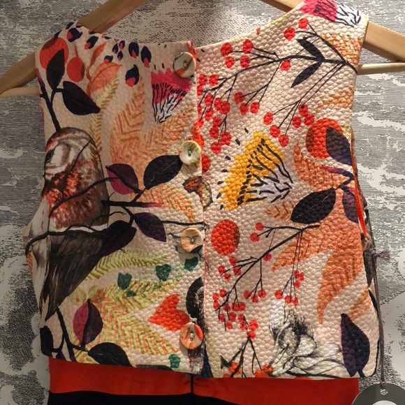 Eva Franco Aria Dress in Birds and Bees print - Picture 5 of 8